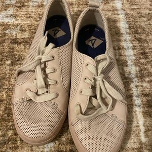 Pink Sperry Lace-Up Sneakers